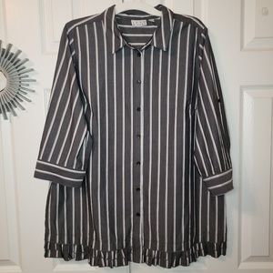 Joan Rivers stripe Shirt